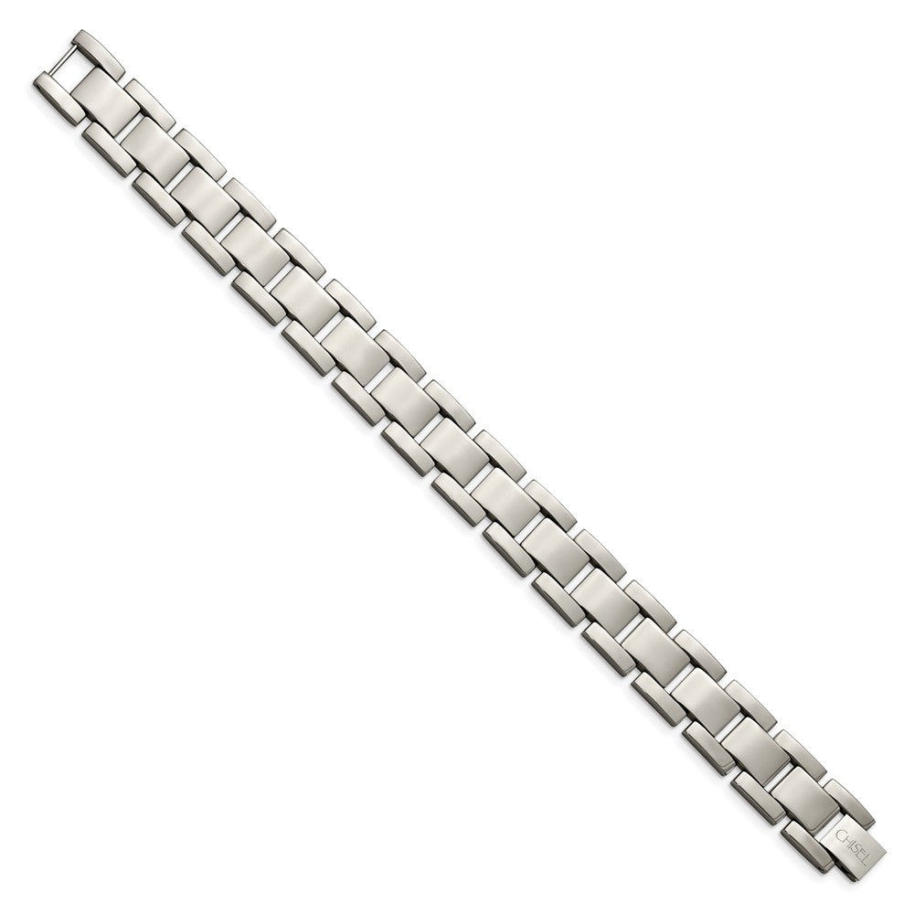 Chisel Titanium Polished 8.5 inch Bracelet TBB105-8.5