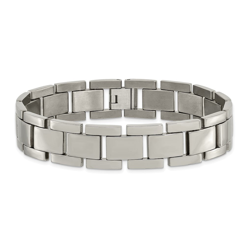 Chisel Titanium Polished 8.5 inch Bracelet TBB105-8.5