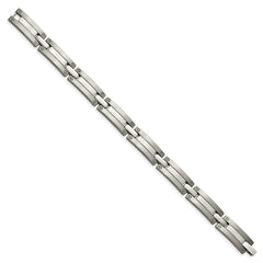 Chisel Titanium Brushed and Polished 8.5 inch Bracelet TBB109-8.5