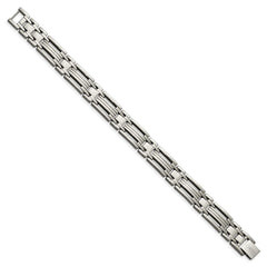 Chisel Titanium Polished 8.5 inch Bracelet TBB115-8.75
