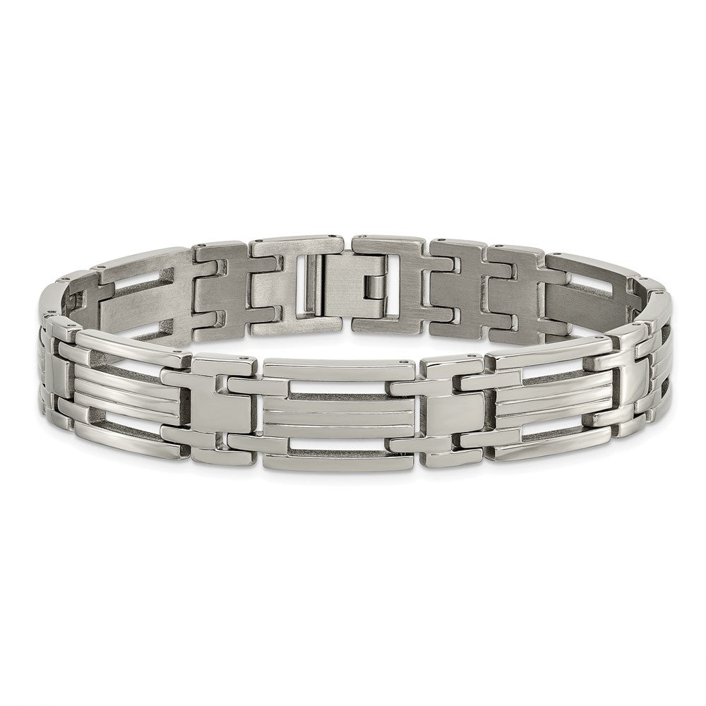 Chisel Titanium Polished 8.5 inch Bracelet TBB115-8.75