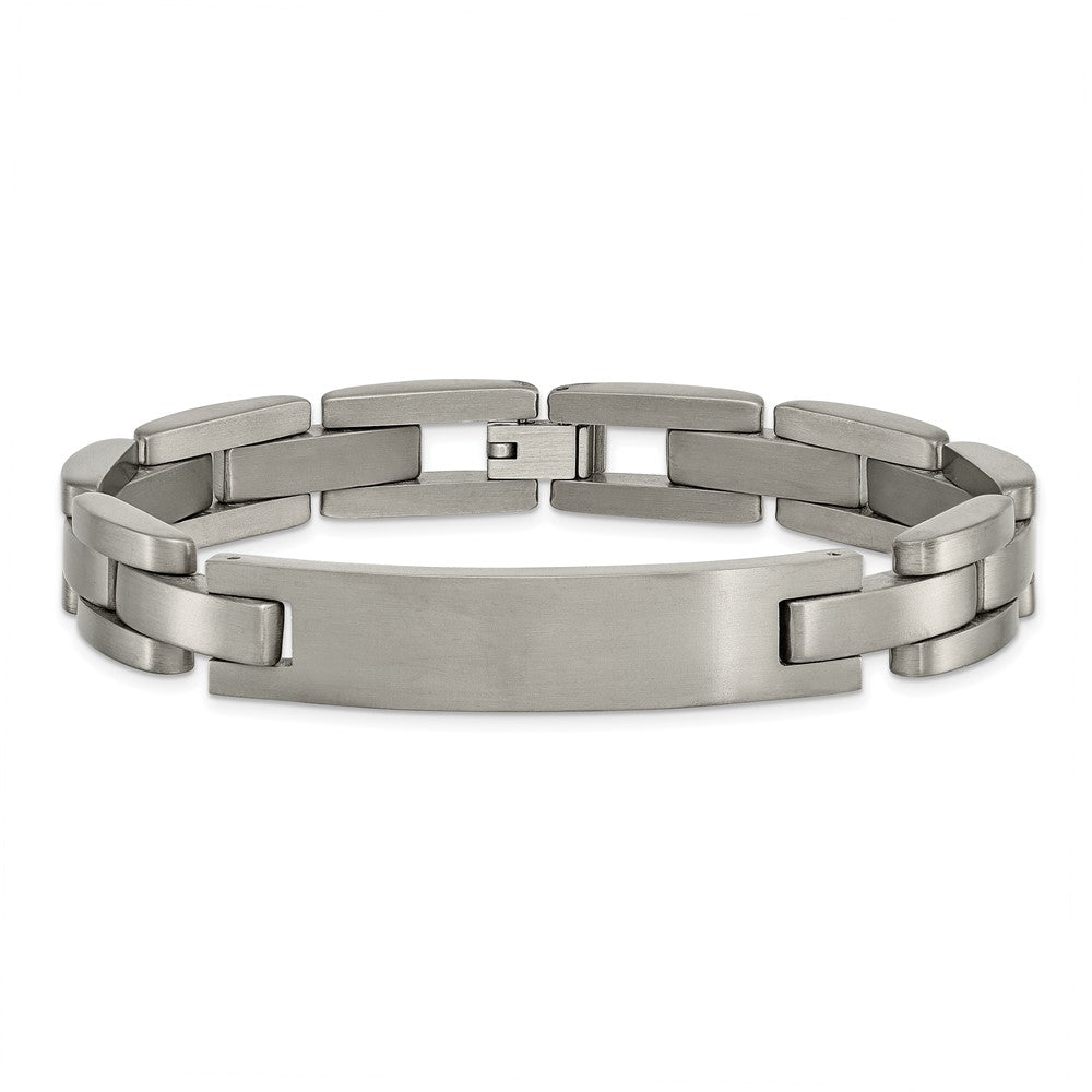 Chise Titanium Brushed 8.75 inch ID Bracelet TBB122-8.75