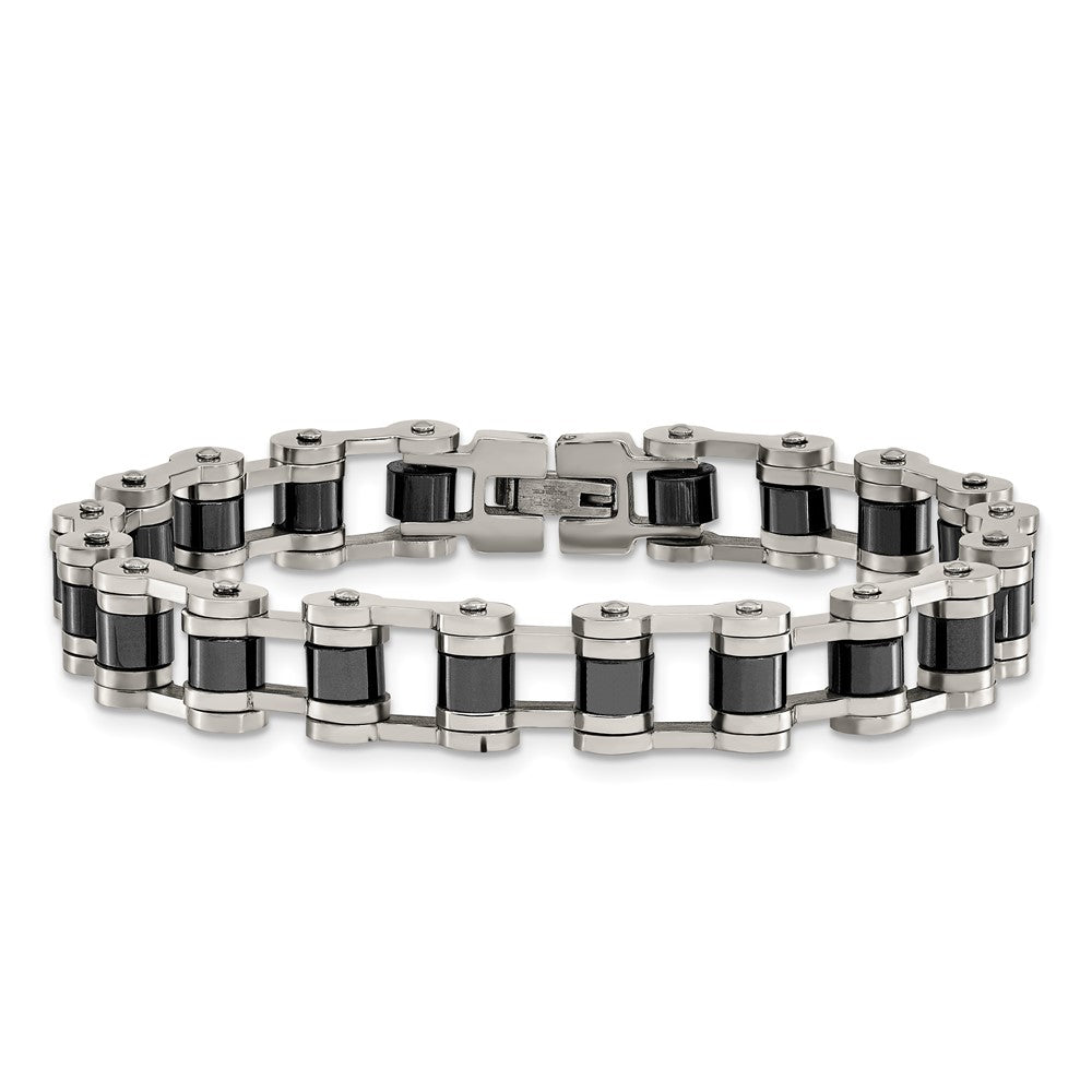 Chisel Stainless Steel Polished with Magnetic Links 8.5 inch Bracelet TBB134-8.5