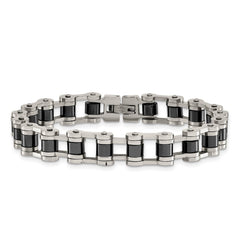 Chisel Stainless Steel Polished with Magnetic Links 8.5 inch Bracelet TBB134-8.5