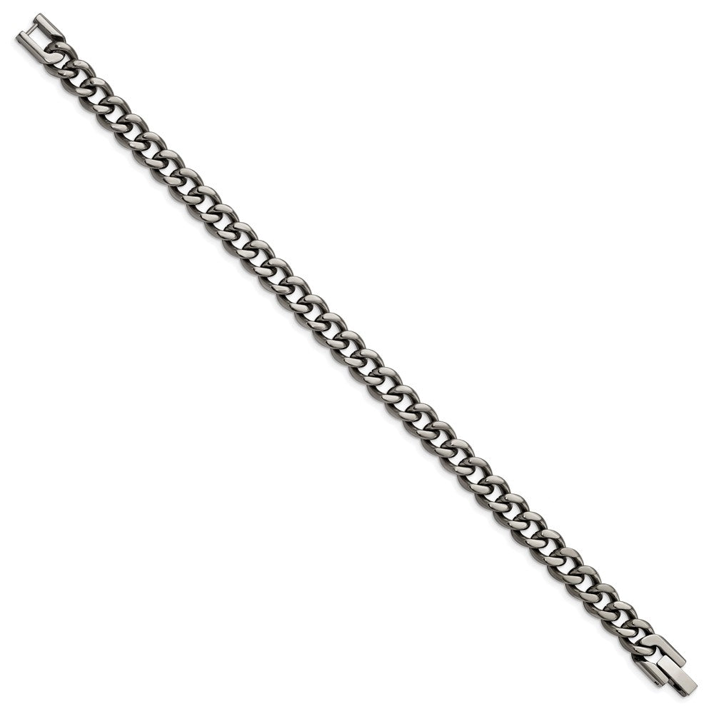 Chisel Titanium Polished 7.5mm 8.5 inch Curb Chain TBB186-8.5