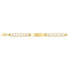 Parkplace Jewelers 14k-11mm-pave-curb-id-bracelet-tc17156