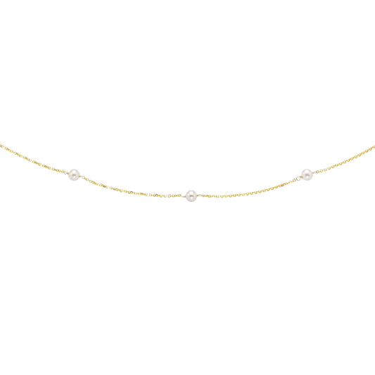 Yellow Gold  Gold Pearl Classics Necklace