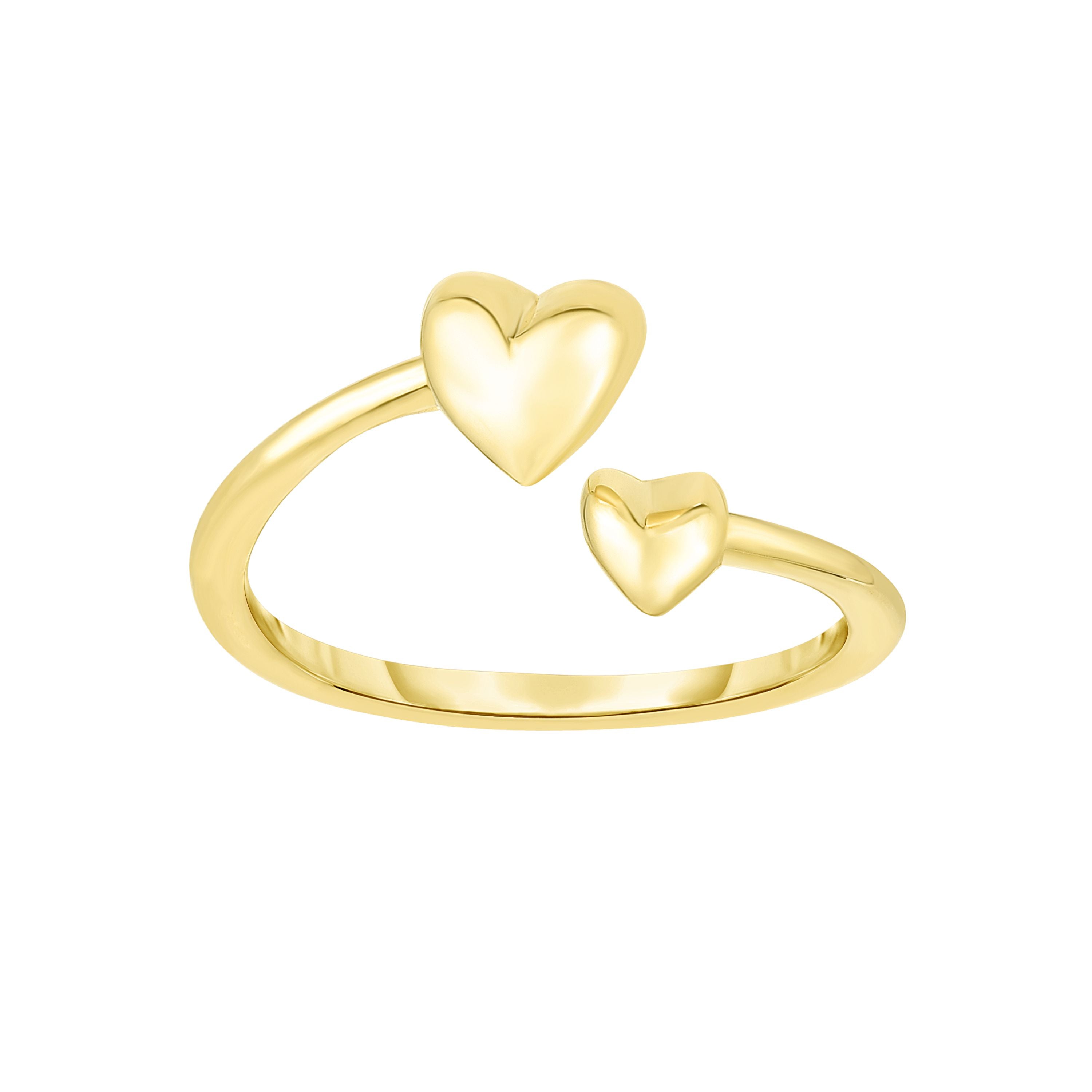 Parkplace Jewelers 14k-gold-heart-bypass-toe-ring-tr704
