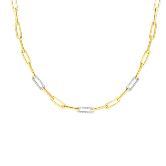 Parkplace Jewelers 14k-96ct-diamond-paperclip-bracelet-trc13772