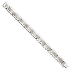 Chisel Tungsten Polished and Satin 8.25 inch Bracelet TUB121-8.5