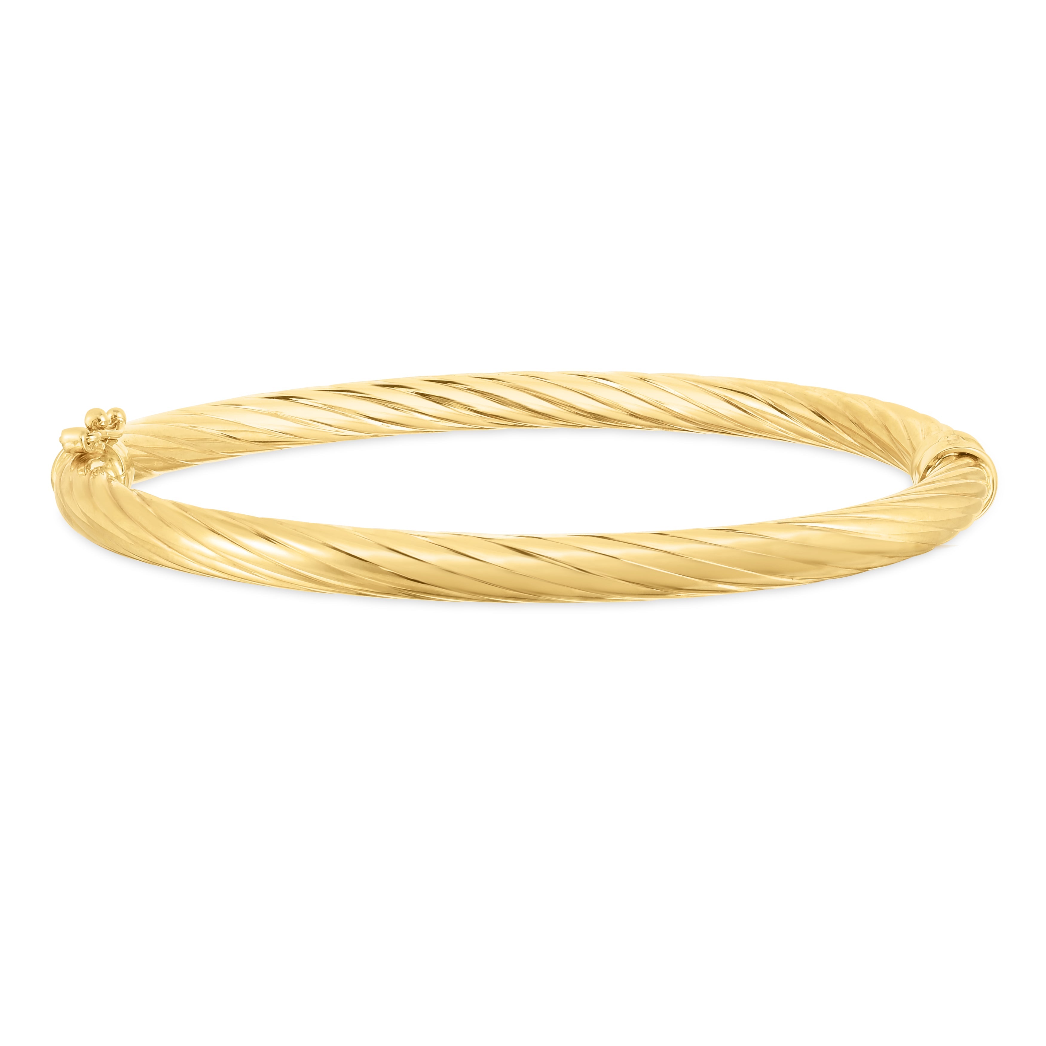 Parkplace Jewelers 14k-yellow-gold-twist-bangle-tw5