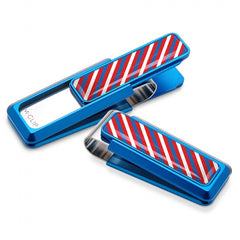 MClip Red, White & Blue Rep2  Money Clip UV2-BLA-REP2