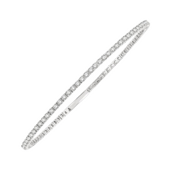 Stackable Diamond Flexible Bangle