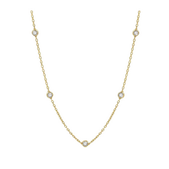 Diamond Station Necklace