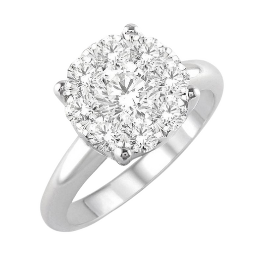 Round Shape Lovebright Essential Diamond Ring