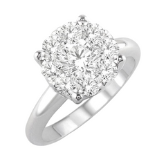 Round Shape Lovebright Essential Diamond Ring