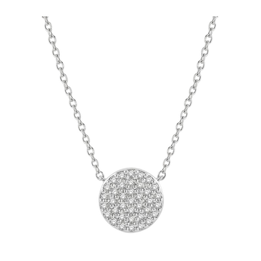 Disc Petite Diamond Fashion Pendant