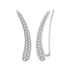 Diamond Fashion Ear Climbers