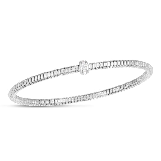 Parkplace Jewelers 14k-stretch-tubogas-diamond-bracelet-wbg3349