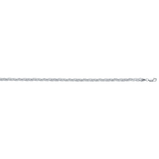 Parkplace Jewelers 14k-gold-3-5mm-braided-fox-chain-brfox