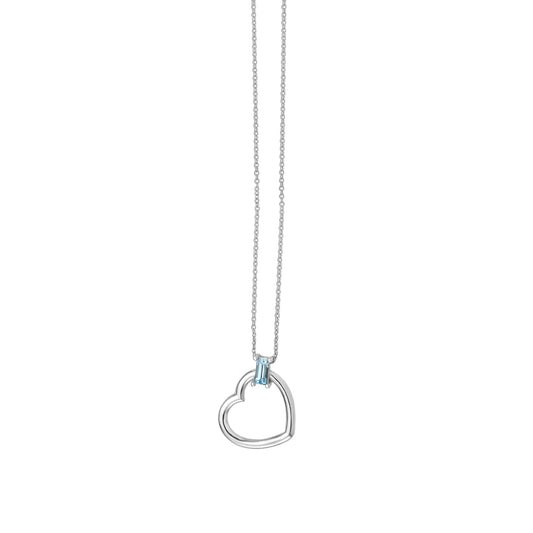 White Gold Polished  Necklace