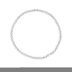 Royal Chain 14K Moon-Cut Bead Stretch Bracelet WC16742