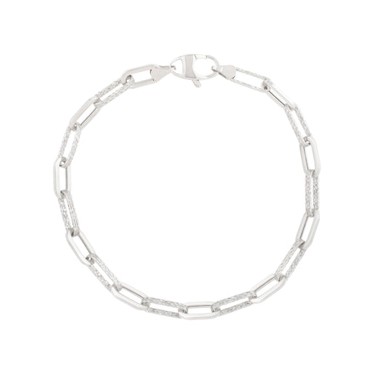 Royal Chain 14K 4mm Diamant����� Paperclip Bracelet WC17068