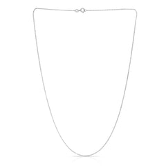 White Gold Diamond Cut/ Textured Children&apos;s Jewelry Necklace