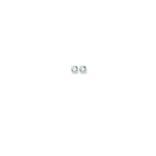Parkplace Jewelers 14k-gold-6mm-round-cz-stud-earring-cz106