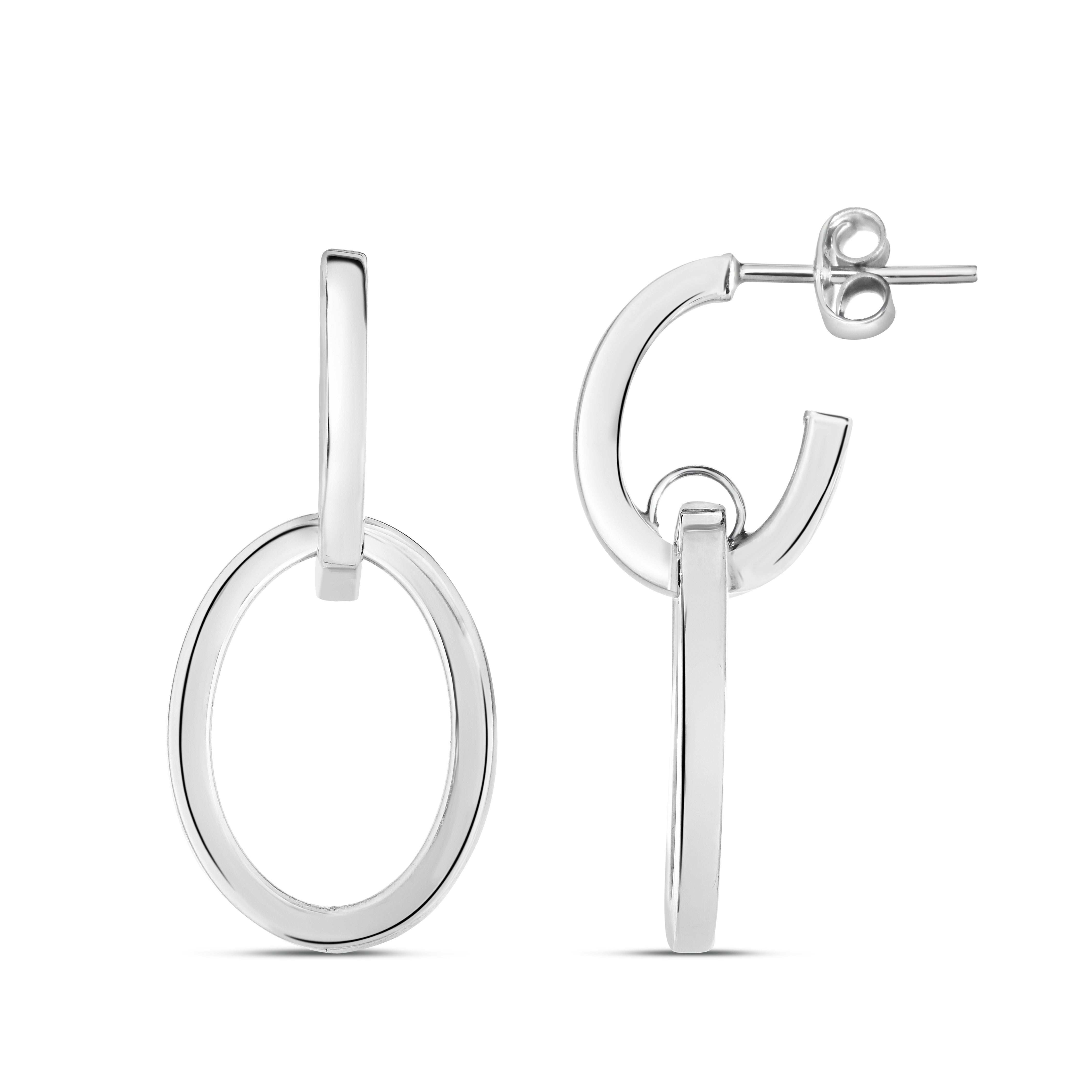 Parkplace Jewelers 14k-gold-interlocking-drop-hoops-er11172
