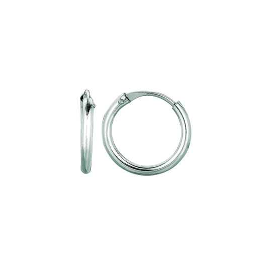 White Gold Polished Childrens Jewelry Earring