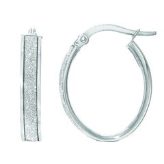 White Gold Glitter Glitter Earrings Earring