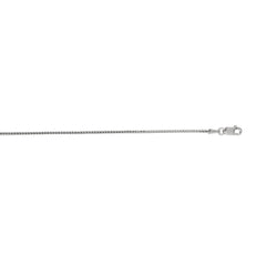 White Gold Polished Franco Necklace
