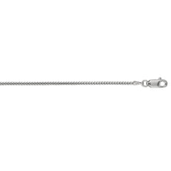 White Gold Polished Franco Necklace