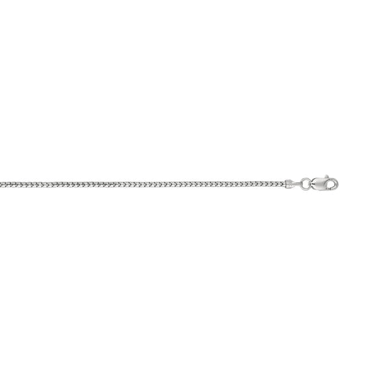 White Gold Diamond Cut/ Textured Ice Necklace