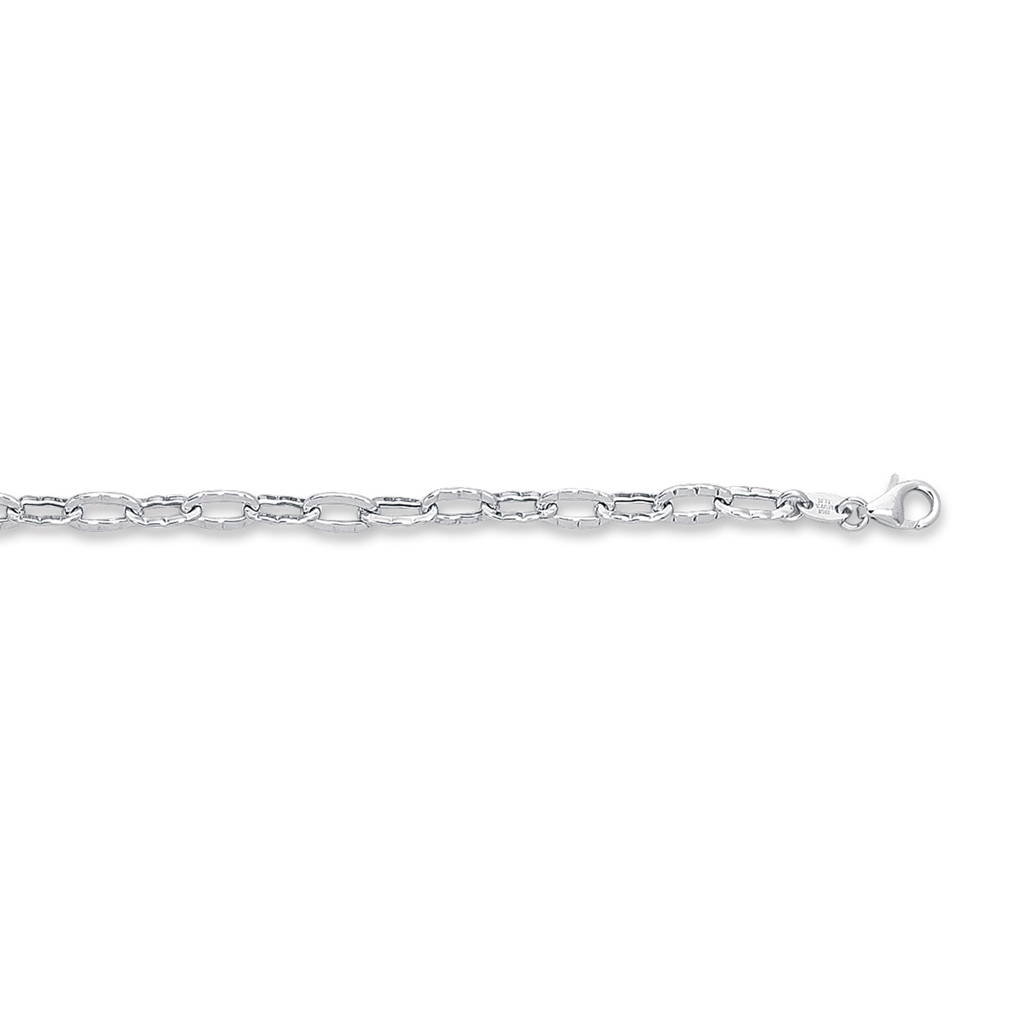 Parkplace Jewelers 14k-gold-textured-cable-anklet-lk155