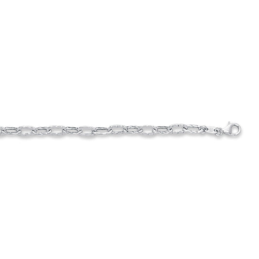Parkplace Jewelers 14k-gold-textured-cable-anklet-lk155