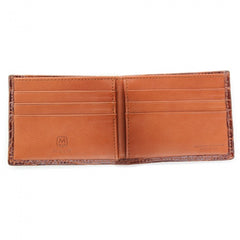 Cognac Alligator Wallet WT-COG-GATR