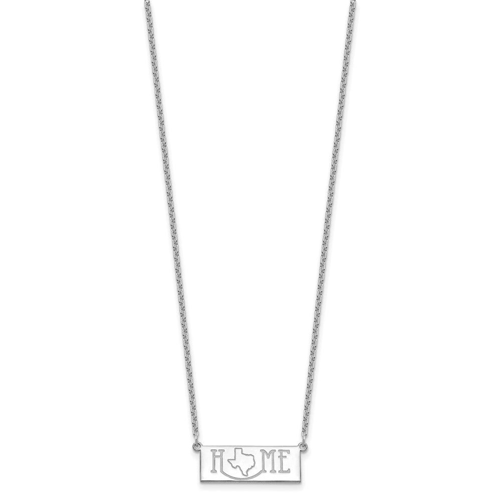 Sterling Silver/Rhodium-plated HOME/STATE Necklace XNA1519SS