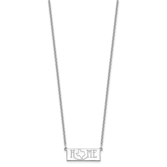 Sterling Silver/Rhodium-plated HOME/STATE Necklace XNA1519SS