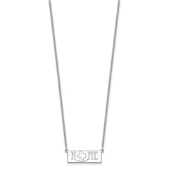 Sterling Silver/Rhodium-plated HOME/STATE Necklace XNA1519SS