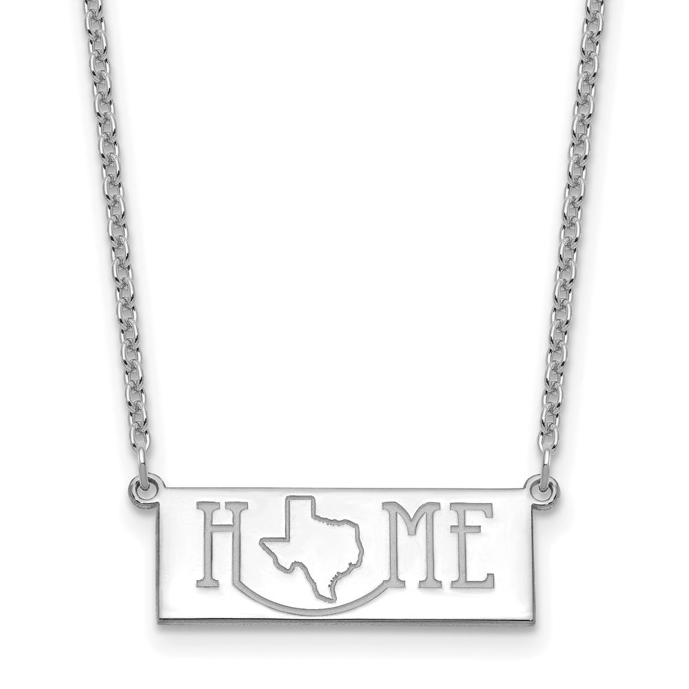 Sterling Silver/Rhodium-plated HOME/STATE Necklace XNA1519SS
