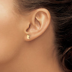 XNE50GP-MN Sterling Silver/Gold-plated Minnesota State Earrings