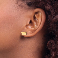 XNE50GP-MT Sterling Silver/Gold-plated Montana State Earrings