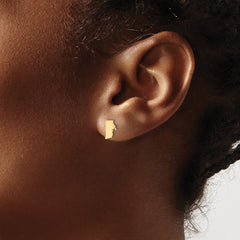 XNE50GP-RI Sterling Silver/Gold-plated Rhode Island State Earrings