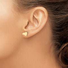 XNE50GP-SC Sterling Silver/Gold-plated South Carolina State Earrings