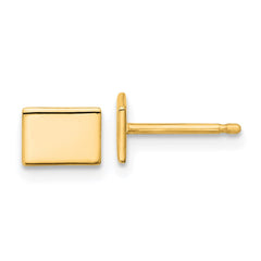 XNE50GP-WY Sterling Silver/Gold-plated Wyoming State Earrings