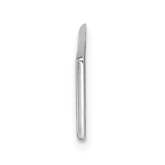 Sterling Silver Rhodium-plated Medical ID Plate XSM52