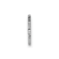 Sterling Silver Rhodium-plated Medical ID Plate XSM73
