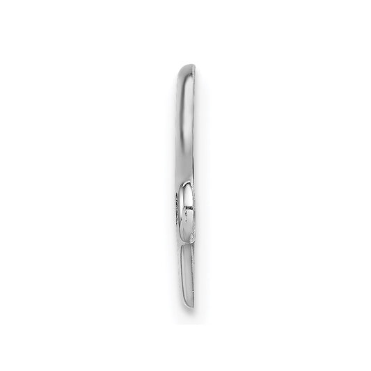 Sterling Silver Rhodium-plated Medical ID Plate XSM74
